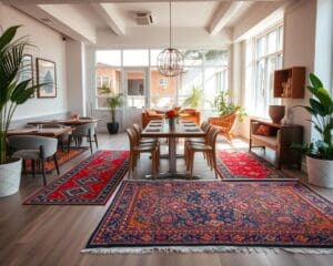 Teppiche im Ethno-Design für inspirierende Essbereiche