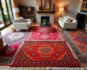 Teppiche im Ethno-Design für lebendige Akzente im Wohnzimmer