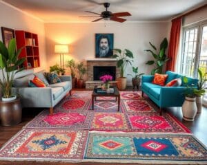 Teppiche im Ethno-Look für farbenfrohe Wohnideen