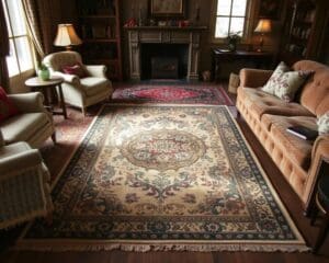 Teppiche im Vintage-Stil für nostalgische Wohnbereiche