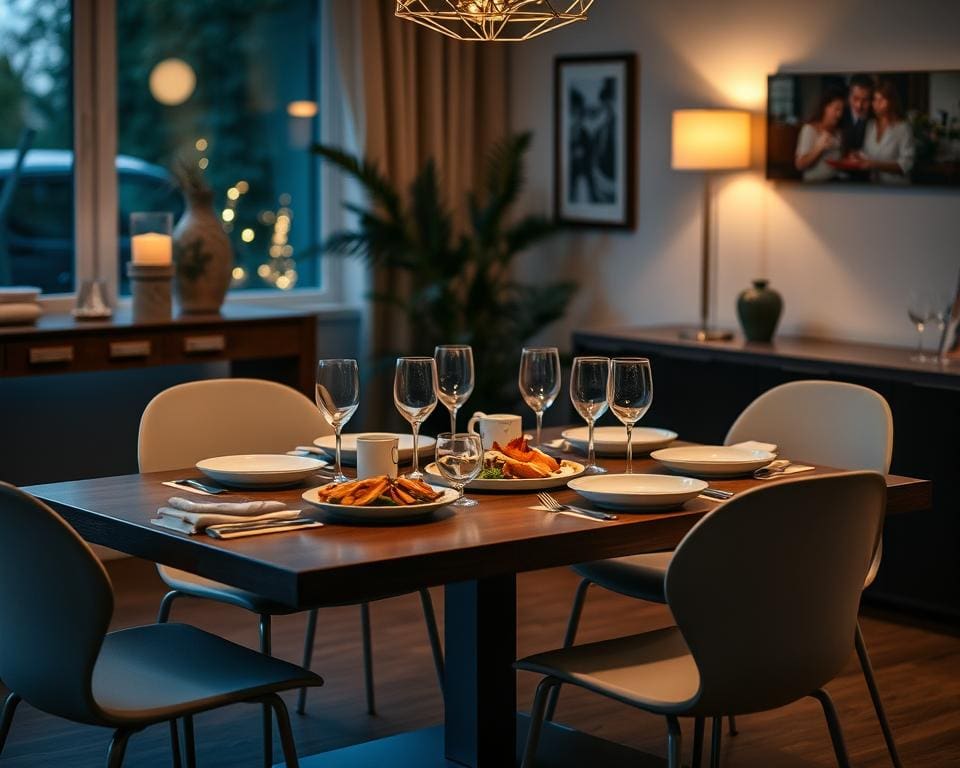 gemeinsame Dinnerabende mit Vitra Stühlen