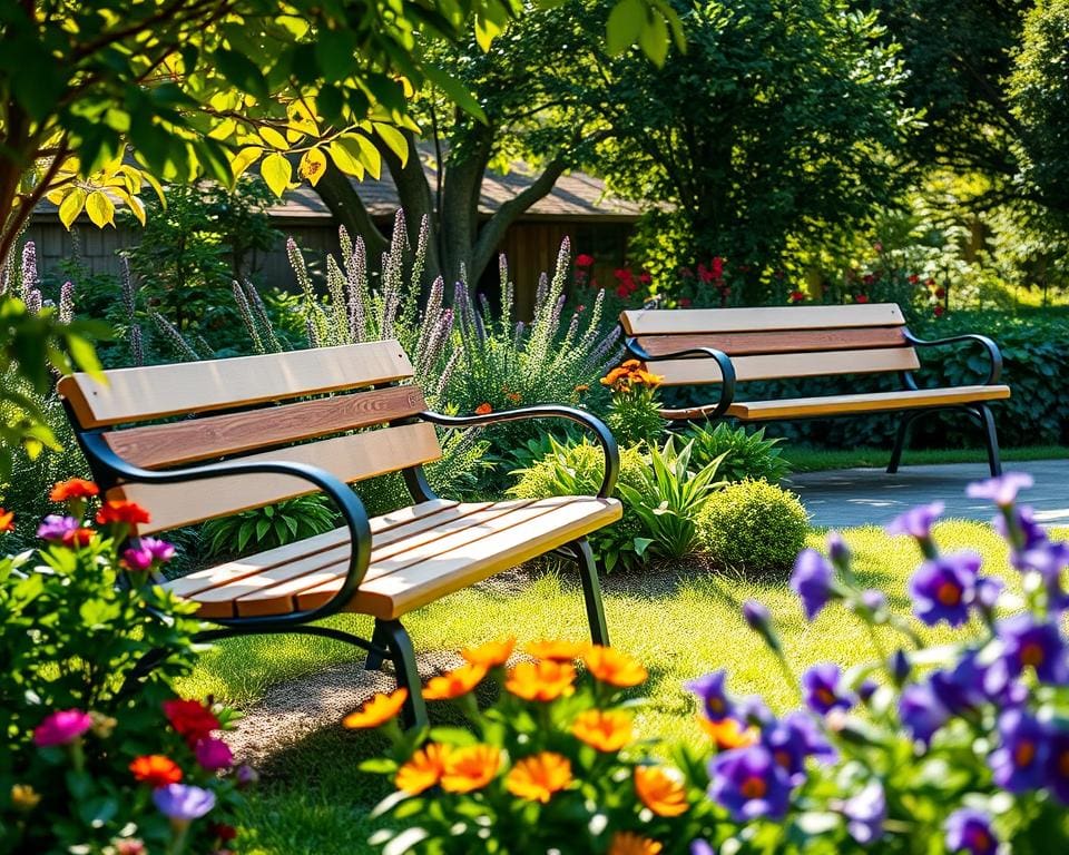 stilvolle Sitzgelegenheiten im Garten