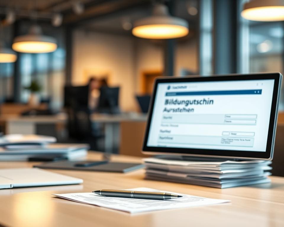 Bildungsgutschein Antragstellung Jobcenter