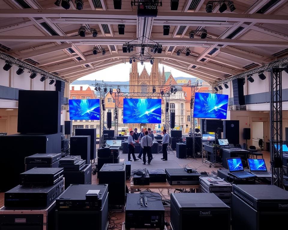 Eventtechnik in Münster mieten – schnell & professionell