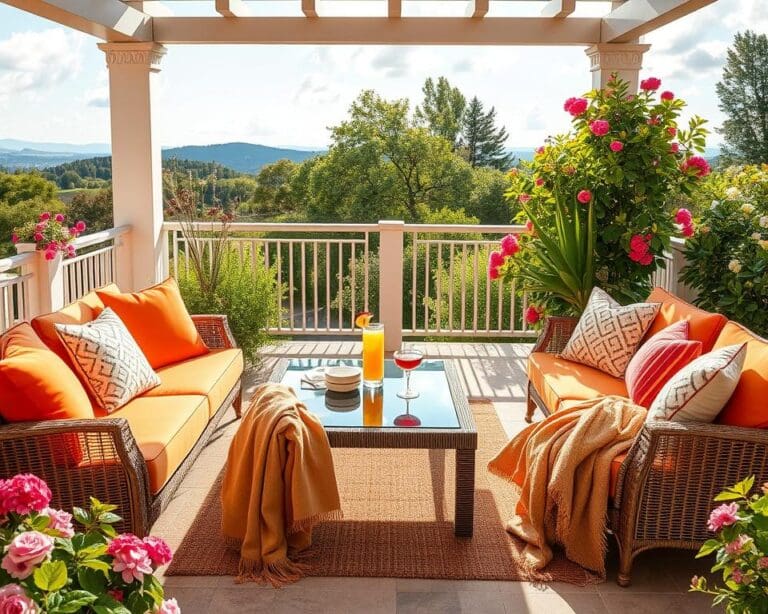 Outdoor-Loungemöbel für sommerliche Terrassen