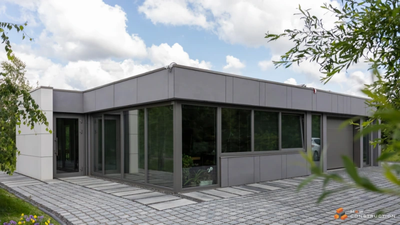 Container für Büro M&W Construction