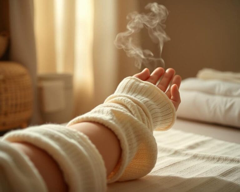 Was bringt ein warmer Wickel bei Muskelverspannung?