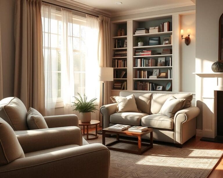 Wie gestaltest du eine gemütliche Ecke im Wohnzimmer?
