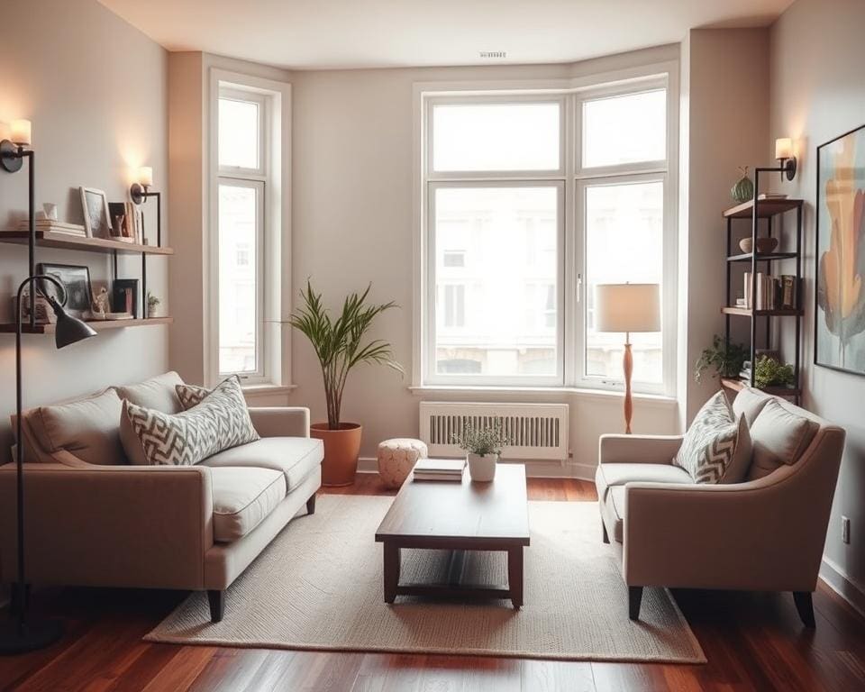 Wie richtest du ein kleines Wohnzimmer stilvoll ein?