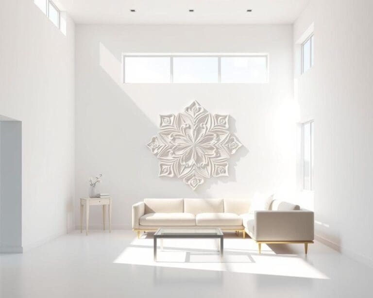 Wie wirkt Stuck in einem minimalistischen Interieur?