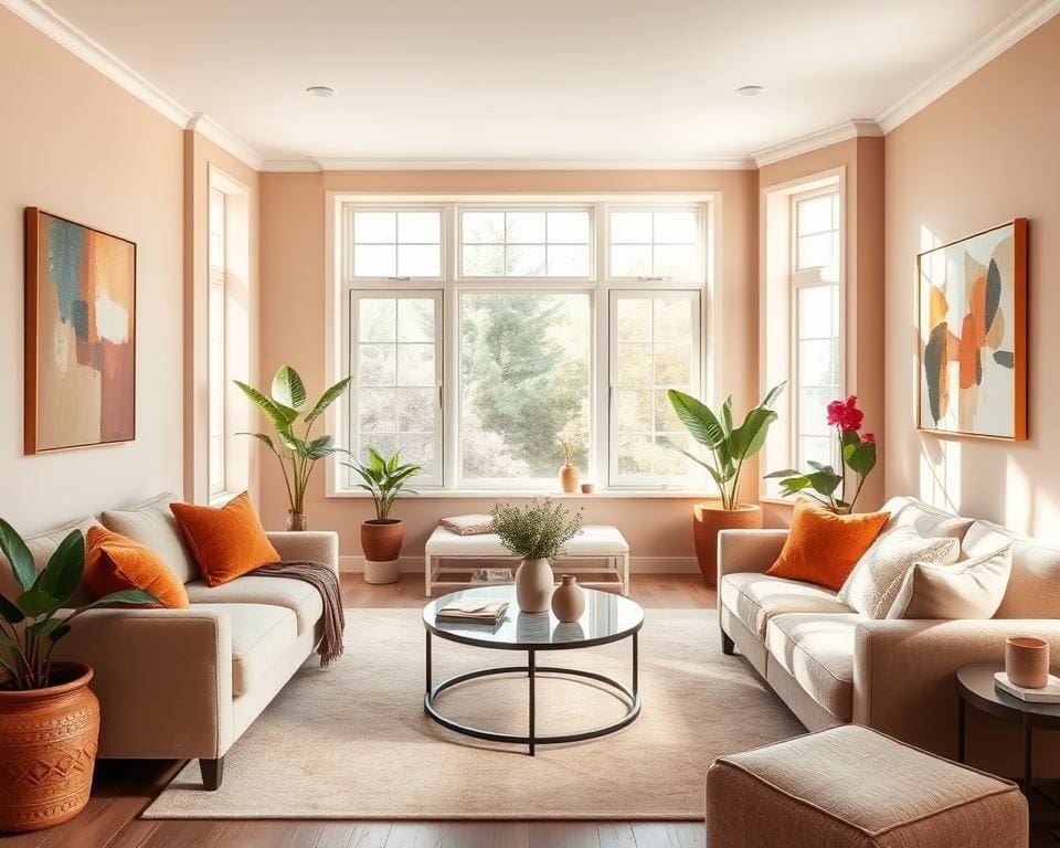 Wohnzimmer Farbtrends