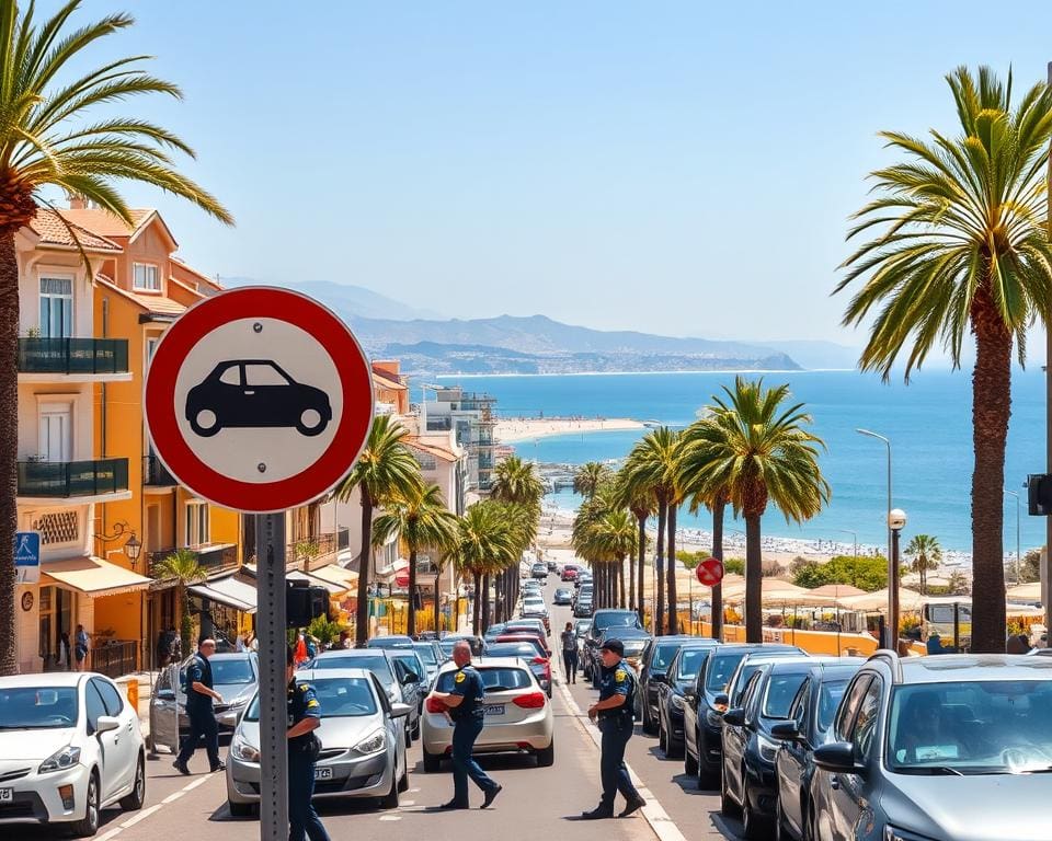 Bußgelder für Falschparken in Spanien