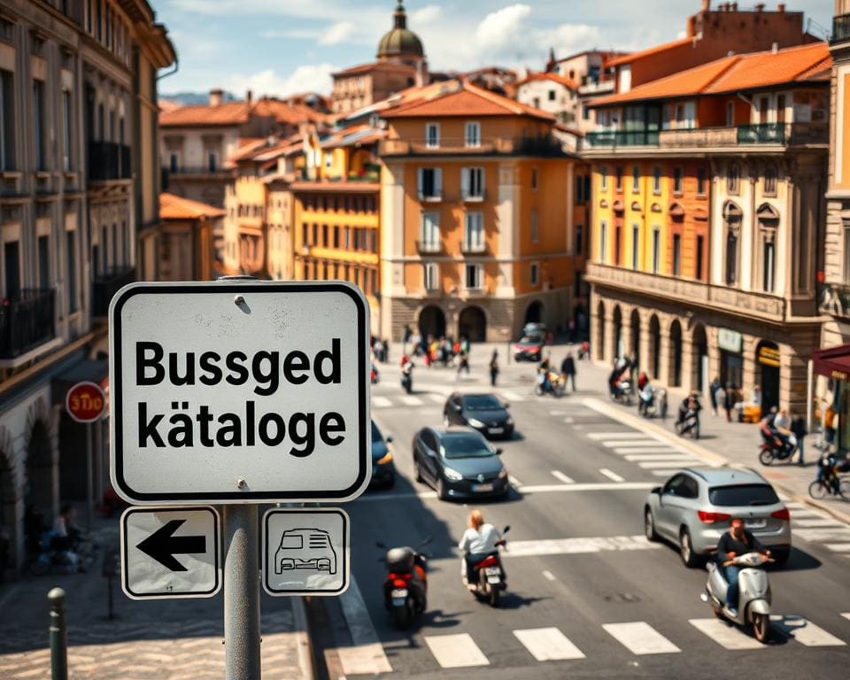 Bußgeldkataloge Italien