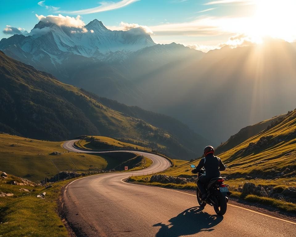 Sicherheit beim Motorradfahren in den Alpen
