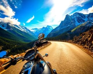 Wie reist man mit dem Motorrad durch die Alpen?