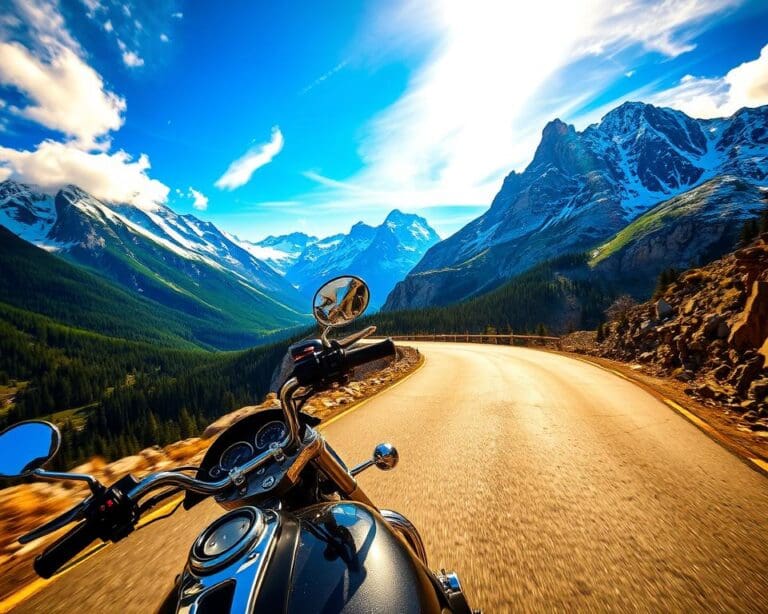 Wie reist man mit dem Motorrad durch die Alpen?