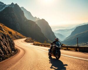 Wie reist man mit dem Motorrad durch die Alpen?