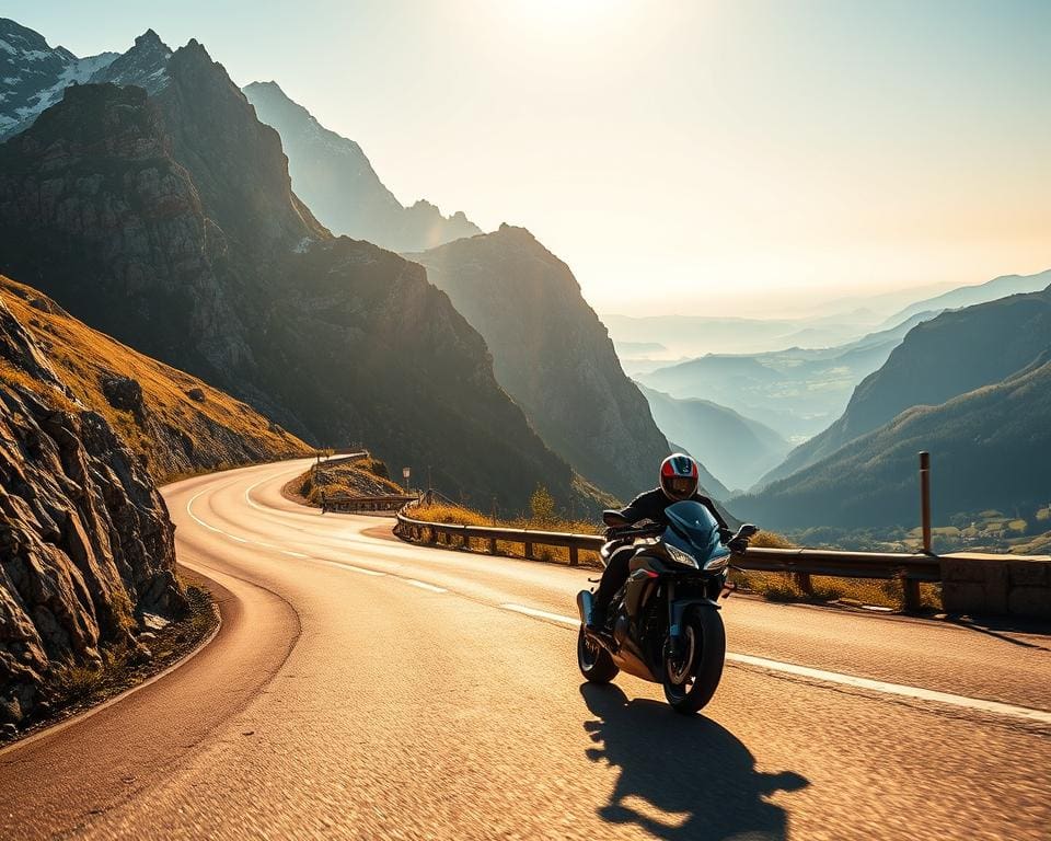 Wie reist man mit dem Motorrad durch die Alpen?