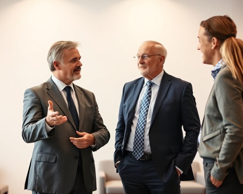 Edelmetallberater im Gespräch mit privaten Anlegern