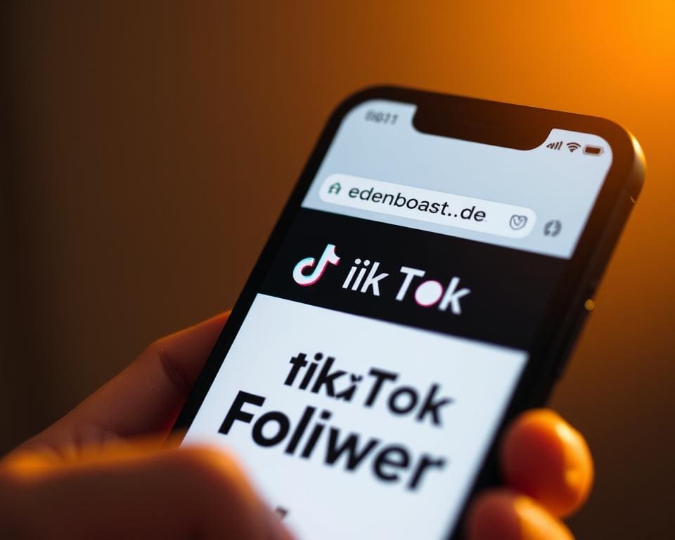 TikTok Follower kaufen auf edenboost.de