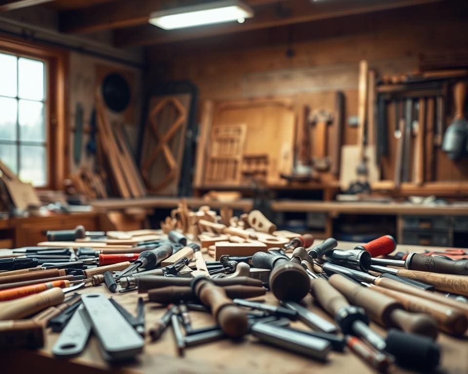 Tischlerwerkzeuge für präzise Arbeiten
