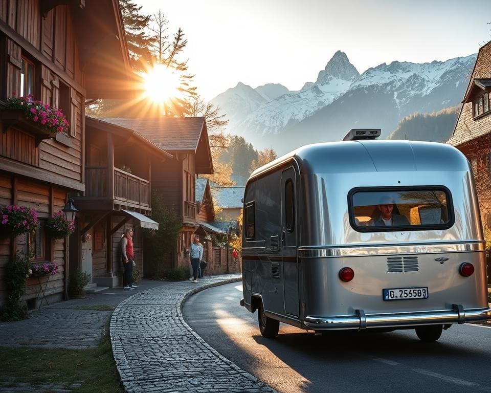 Wie reist man mit dem Wohnmobil durch enge Bergdörfer?