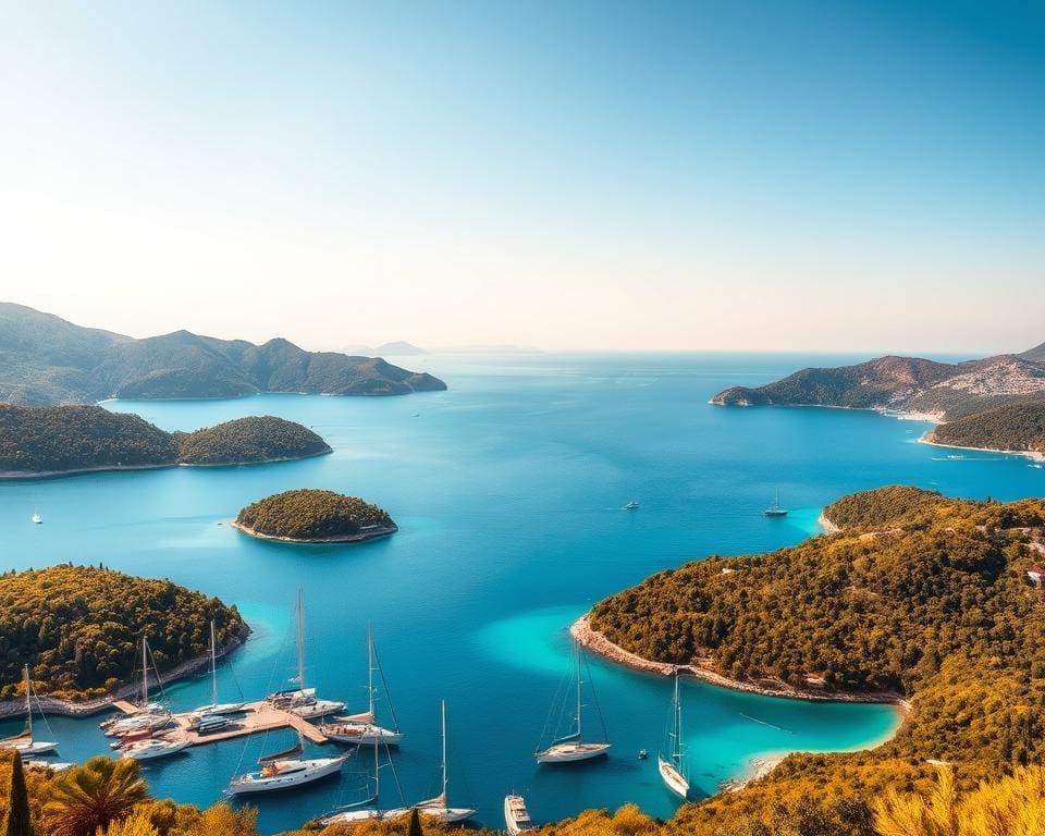 ruhiuge Gewässer in Göcek