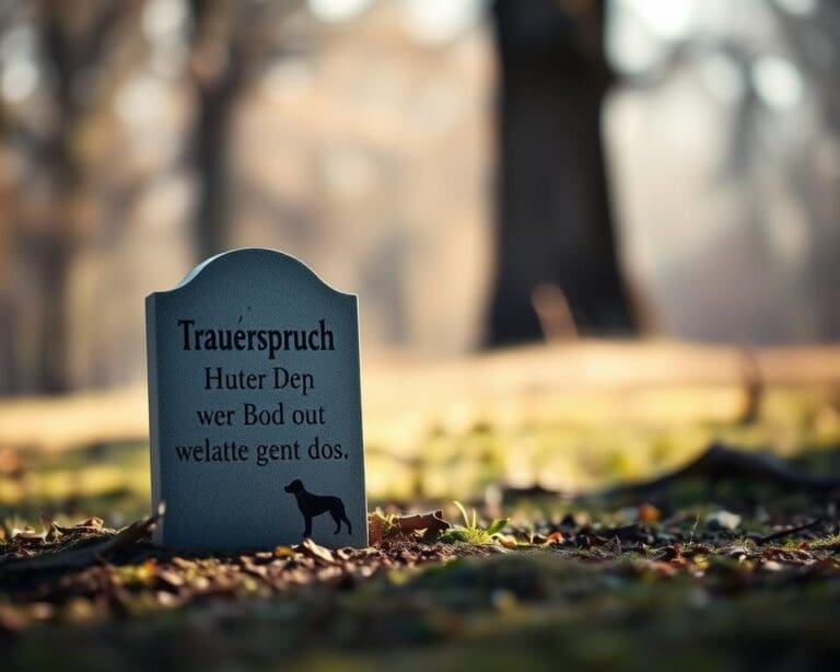 Trauerspruch Hund – welcher Text spendet Trost?