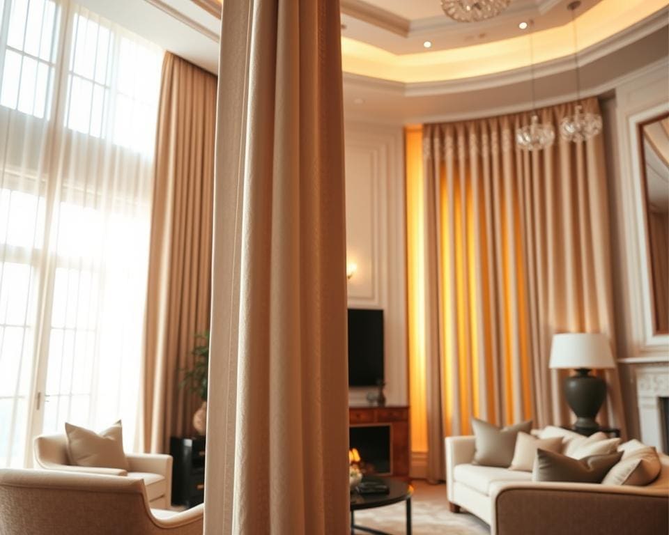 Elegante Vorhänge für dein Wohnzimmer