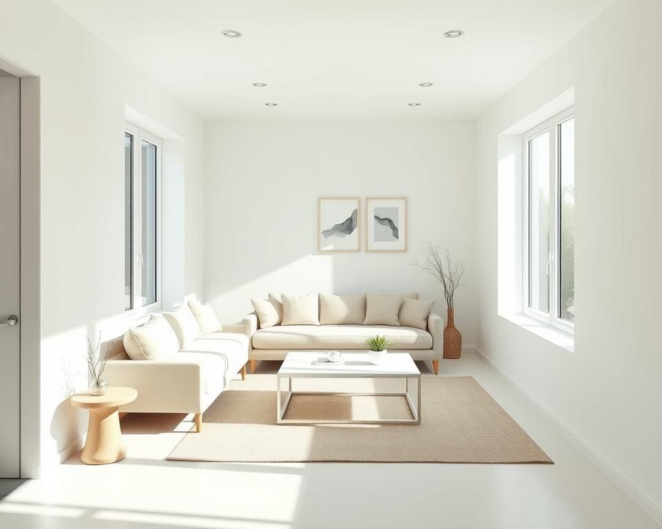 Minimalistische Einrichtung für kleine Räume