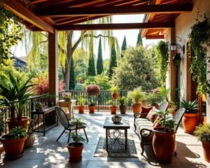 Terrassen und Balkone stilvoll einrichten
