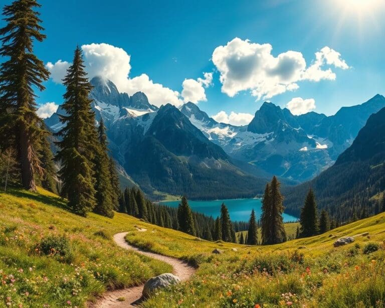 Wie entdecke ich die Alpen im Sommer?