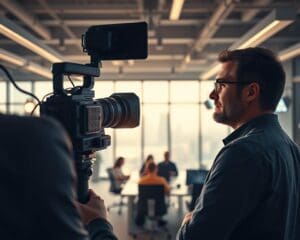 Wie arbeitet ein Videograf bei Firmenproduktionen?
