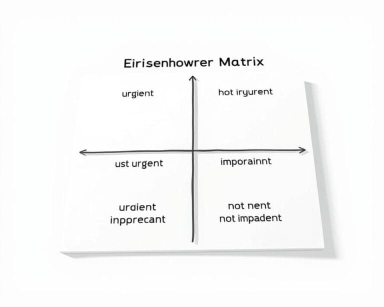 Wie setze ich Prioritäten mit der Eisenhower-Matrix?
