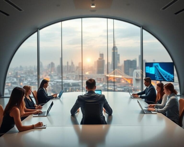 Digitale Dienstleistungen fuer Unternehmen