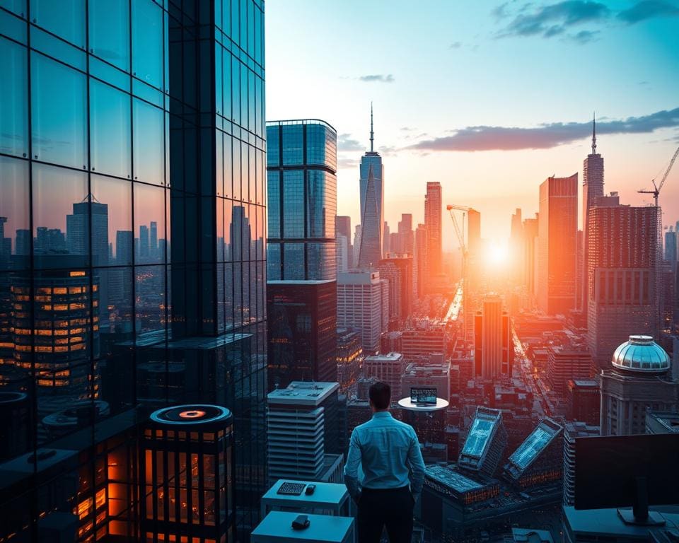 Digitale Dienstleistungen fuer Unternehmen