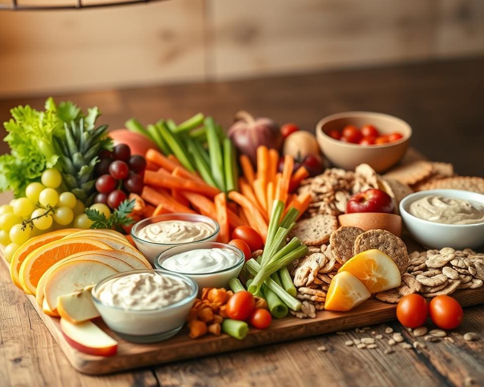 Gesunde Snacks fuer Arbeit und Freizeit