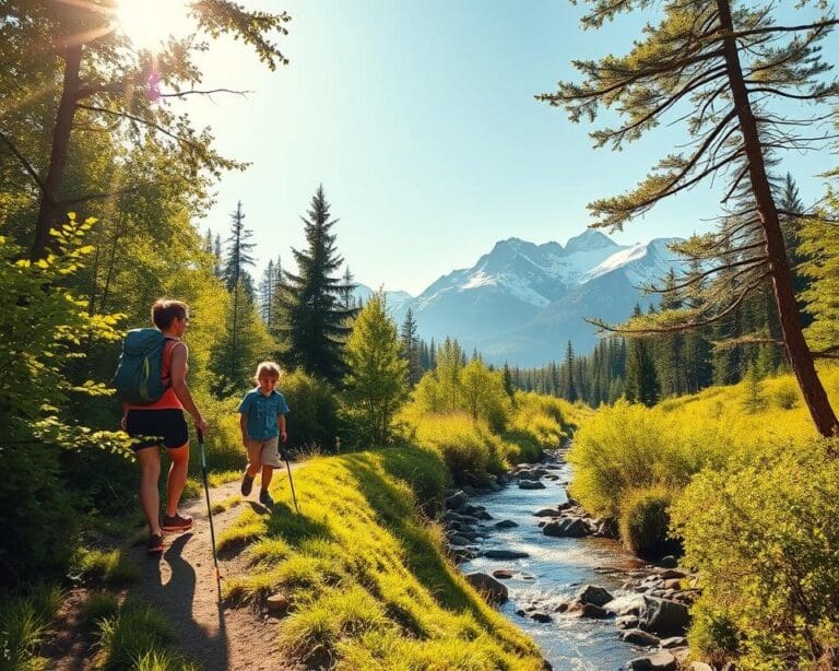 Outdoor-Abenteuer fuer aktive Familien