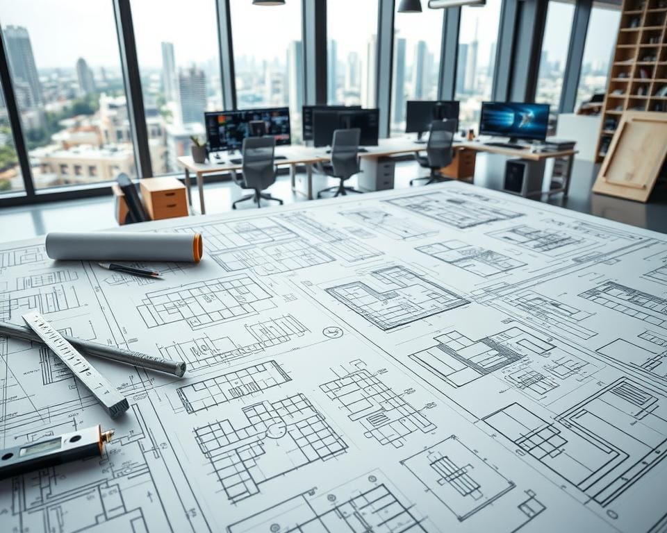 Technische Zeichnungsdienste fuer Bau und Industrie