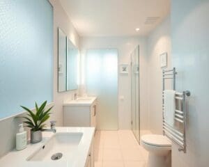 Was macht kleine Bäder sofort heller und ordentlicher?