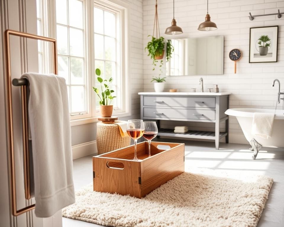 Was sind clevere Badaccessoires fuer Familien?