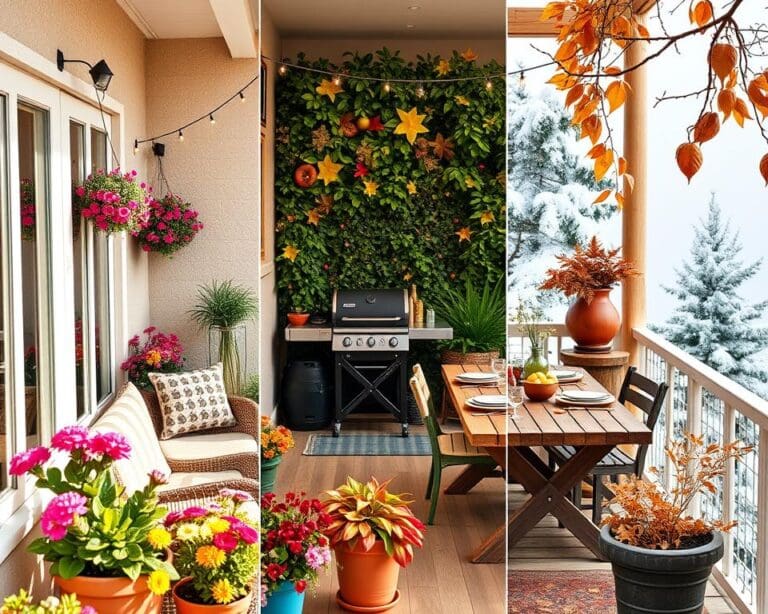 Wie gestaltest du deinen Balkon für jede Jahreszeit?