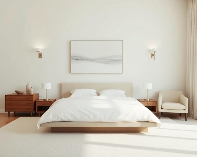 Wie richtest du dein Schlafzimmer minimalistisch ein?