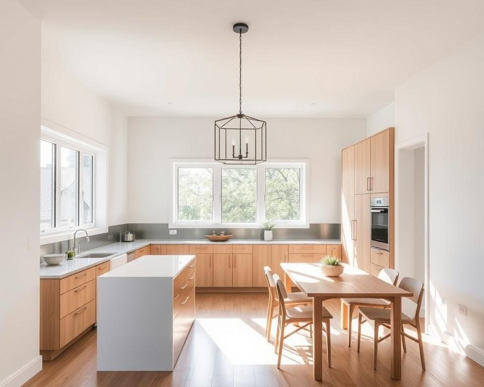 Wie richtest du eine helle und freundliche Kueche ein?