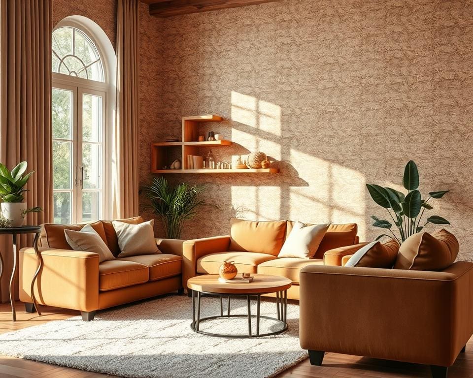Wie waehlst du Tapeten fuer ein warmes Wohngefuehl?