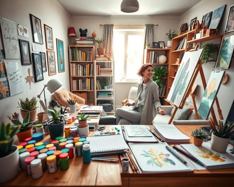 Wie findest du Zeit für kreative Projekte zu Hause?