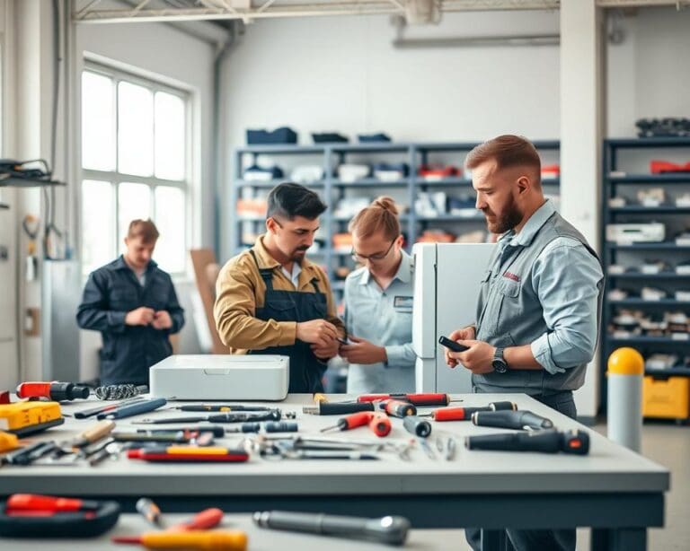 Wie unterstützt ein Reparaturdienst?