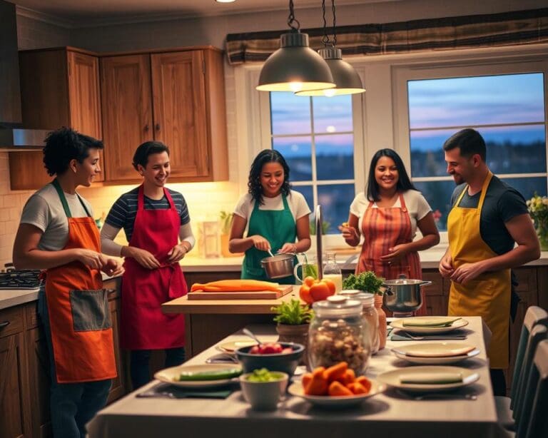 Warum sind gemeinsame Kochabende mit Freunden so gemütlich?