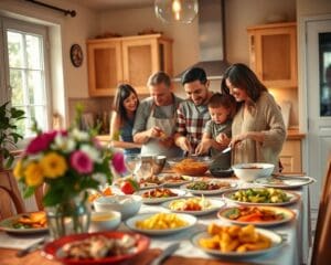 Wie plant man entspannte Familienessen im Alltag?