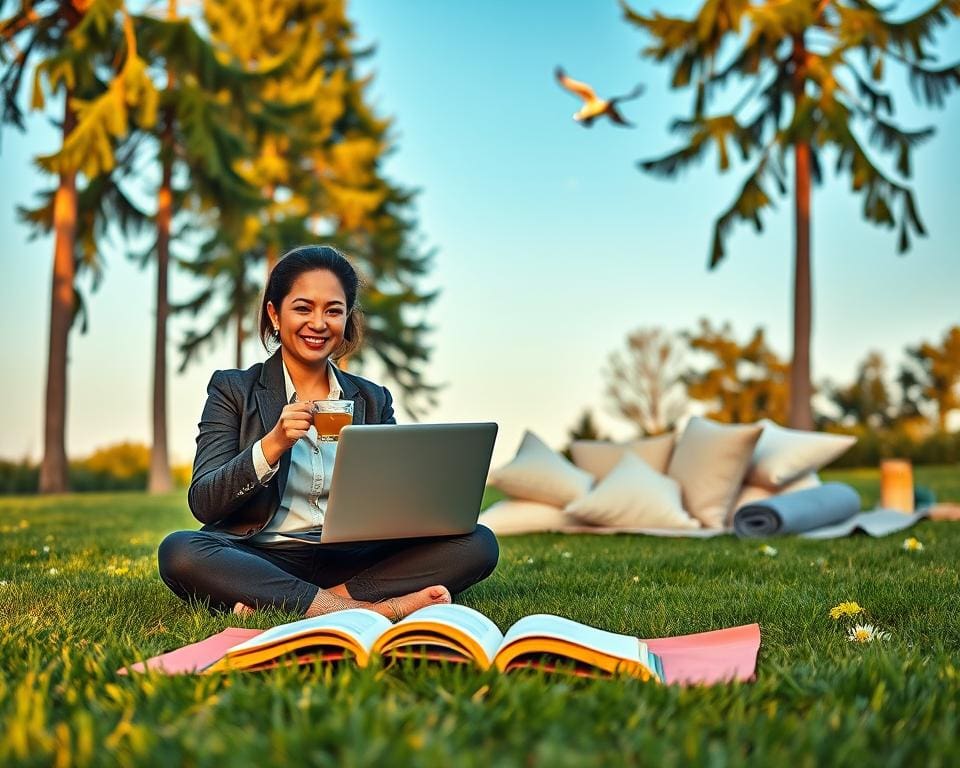 Wie verbindet man Arbeit und Erholung?